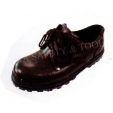 SHDX701B รองเท้าเซฟตี้หุ้มส้น หนังอัดลาย Safety Shoes