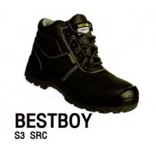 รองเท้านิรภัยหุ้มข้อ สีดำ Bestboy รุ่น S3 SRC SAFETY JOGGER