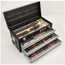 F131-50223S-97 ตู้ 3 ลิ้นชัก+เครื่องมือ 97 ชิ้น 28x24x55.5 cm FORCE