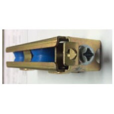 10-002 ลูกล้อคู่สำหรับบานเลื่อนอลูมิเนียมสีฟ้า(BN)ร่องตัววี COLT