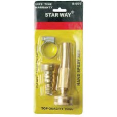 C12001 หัวฉีดน้ำทองเหลือง 3 in 1 STARWAY