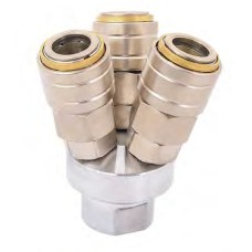 JS-3 : ข้อต่อ 3 ทางกลมวันทัช 1/4" SHARK