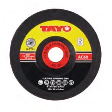 F10005 แผ่นเจียร์อ่อนตัว [บาง] 4" TAYO