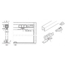 1AL60-6 คิ้วอลูมิเนียม Aluminium Tile Trim มือจับอลูมิเนียมโปร์ไฟล์ Aluminium Handle profile