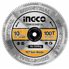TSB3254210 ใบเลื่อยวงเดือน 10 นิ้ว 100T (TCT saw blade for Aluminum) Ingco อิงโก้