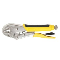 S351-84371-379 คีมล็อค ด้ามหุ้มยาง ปากตรง 10" Stanley