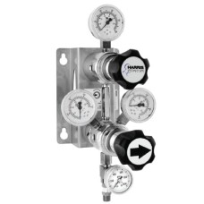 SG-905-SS-High purity single regulator mounting station-HARRIS