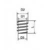 SDN-620 ตัวหนอนฝังไม้เหล็ก STEEL DRIVING NUT อุปกรณ์น็อคดาวน์ Knock Down