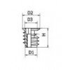 SDF-620 ตัวหนอนเหล็กมีปีก STEEL DRIVING NUT WITH FLANGE อุปกรณ์น็อคดาวน์ Knock Down