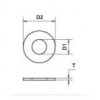 WS-3808 แหวนอีแปะมิล STEEL WASHER IN METRIC อุปกรณ์น็อคดาวน์ Knock Down