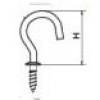 SC-10G ตะขอตัวซี ชุบทองเหลือง SCREW-C (GOLD) อุปกรณ์น็อคดาวน์ KNOCK DOWN