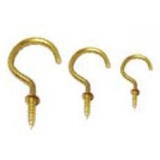 SC-34G ตะขอตัวซี ชุบทองเหลือง SCREW-C (GOLD) อุปกรณ์น็อคดาวน์ KNOCK DOWN