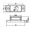 SM-10-37 กันชนแม่เหล็กจังหวะเดียวเล็กขนาด 37 มิล MAGNETIC CATCH กันชนแม่เหล็ก MAGNET LATCH 