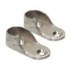 PHPC-15 ตัวรับท่อรูปไข่ ขนาด 15*30 mm. zinc alloy OVAL PIPE HOLDER อุปกรณ์รับท่อ PIPE HOLDER 