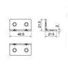 SA-4H เหล็กฉาก เหล็ก 4 รู รุ่นหนา STEEL BRACKETS ฉาก BRACKETS 