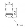 OR-10 ฝาปิดท่อกลมแบบสวมรุ่นเสริมแหวนเหล็ก COVER CAP FOR ROUND PIPE อุปกรณ์ขารองท่อ PIPE FITTING