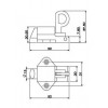 BBSP-100AB กลอนสปริง SPRING LOCK กุญแจ LOCK