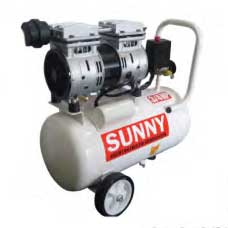 0TS550-25 : เครื่องปั้มลมเสียงเงียบไม่ใช้น้ำมัน 57.5x27.5x57mm SUNNY