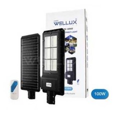 W131-0300/W131-0305 ชุดโคมไฟถนนโซล่าร์เซลล์ 100W WELLUX