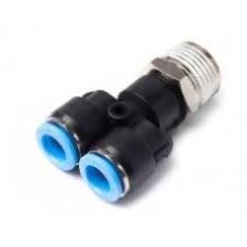 XPX10-02 ข้อต่อสามทางตัว Y เกลียวนอก 10 mm XCPC