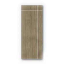 LPVM-02 Polywood โพลีวูด ประตูUPVC สีลายไม้ G-Series 70cm. สีออเรนจ์ทีค