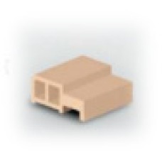 Polywood โพลีวูด วงกบไม้สังเคราะห์ 4 นิ้ว มีบัว ขนาด 90 cm.