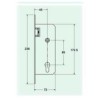 ET-มอร์ทิสล็อค Mortise Cylinder Lock Standard Duty Veco วีโก้