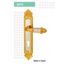 3870 Classic Brass Handle for Mortise Lock มือจับทองเหลือง สำหรับมอร์ทิสล็อค Veco วีโก้