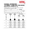 SV-75-6 เข็มขัดยกของ รุ่น "SV" ผลิตจากโพลีเอสเตอร์พิเศษ VITAL ไวทัล