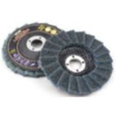 W348 แผ่นใยขัดเรียงซ้อน สีน้ำเงิน 100มม. x 16มม. x 6มม. T27 ใชม้มุ 0°-15°องศา, 20 แผน HAMMER