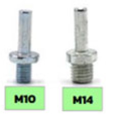 ADT-M10|M14  แกนอะแดปเตอร์ M10 x 1.5 มม. | M14 x 2.0 มม. เพื่อใช้จานกับสว่าน HAMMER