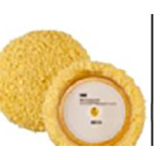 YSOOL8 ลูกขัดขนแกะสีเหลือง ขนาด 8 นิ้ว (หลังสักหลาด) HAMMER