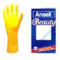 20ANSBFYLZ BEAUTY ถุงมือยางสีเหลือง Ansell 