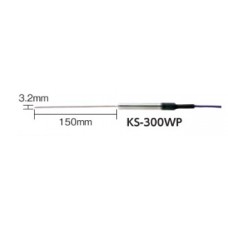 KS-300WPเครื่องวัดอุณหภูมิชนิดกันนํ้า Probe length 3.2 x150 SPQ 1 SATO