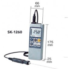SK-1260 เครื่องวัดอุณหภูมิชนิดกันนํ้า บันทึกค่าได้ Temperature Min Display (°C) 0.1/1  SPQ (piece) 25 SATO