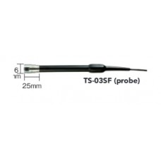 TS-03SFเครื่องวัดอุณหภูมิชนิดกันนํ้าWorking Temperature Range (°C) -40 to 250 Probe length (mm)16 x25 CUSTOM