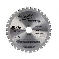 48-40-4080 ใบเลื่อยวงเดือนตัดเหล็ก 5 7/8” (149 มม.) 34 ฟัน  Milwaukee