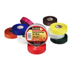 Z053-0045R SCOTCH 35 VINYL TAPE 3/4"X66FT(สีแดง) 3M