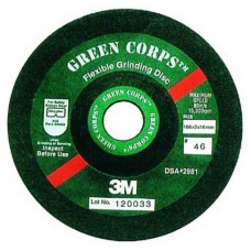 Z054-0245 ของแถม GREEN CORPS แผ่นขัดอ่อนตัว 4"#60 3M