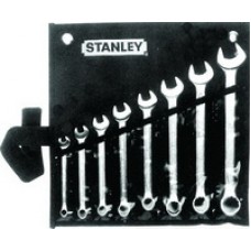 87-011-1 ชุดประแจแหวนข้างปากตาย 8 ชิ้น STANLEY สแตนเล่ย์