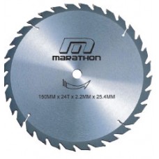 ใบเลื่อยวงเดือนฟันคาร์ไบด์  "มาราธอน"  (รุ่นตัดไม้) "MARATHON"  TCT Saw Blade 