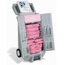 KIT317-999 NEWPIG SPILL KIT ABSORBS ACIDS, CAUSTIC AND UNKNOWN LIQUIDS ชุดรถเข็นพร้อมอุปกรณ์ดูดซับของเหลวสำหรับงานฉุกเฉิน ครบ