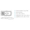 SN120-KU-SLIB ซิงค์ล้างจาน สแตนเลส แบบ2อ่าง มีที่พักจาน ตราเพชร