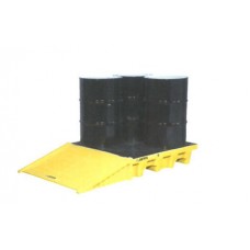 28620  Yellow Ramp for 4drum square  - WORKSAFE