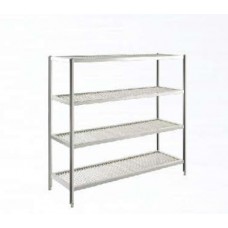 4-TIERS  SLATTED  SHELF   ชั้นซี่4 ชั้น   - ตราเพชร