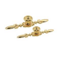 1CA037-G มือจับและปุ่มจับเฟอร์นิเจอร์โบราณ สีทอง (S.L)