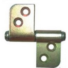 BI05-YE บานพับเสียบสี่เหลี่ยม สีรุ้ง(ซ้าย-ขวา)