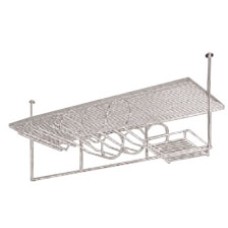 537.001.930 ที่เก็บขวดและแก้วสำหรับบาร์ เหล็กชุบโครเมี่ยม ขนาด 930x300x380 mm.