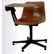 DT092 เก้าอี้ฟังคำบรรยายสีน้ำตาล แบบมีล้อ