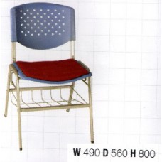 VC627 เก้าอี้ฟังคำบรรยายสีฟ้าแดง